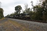 NS 9782 leads an eastbound unit oil train